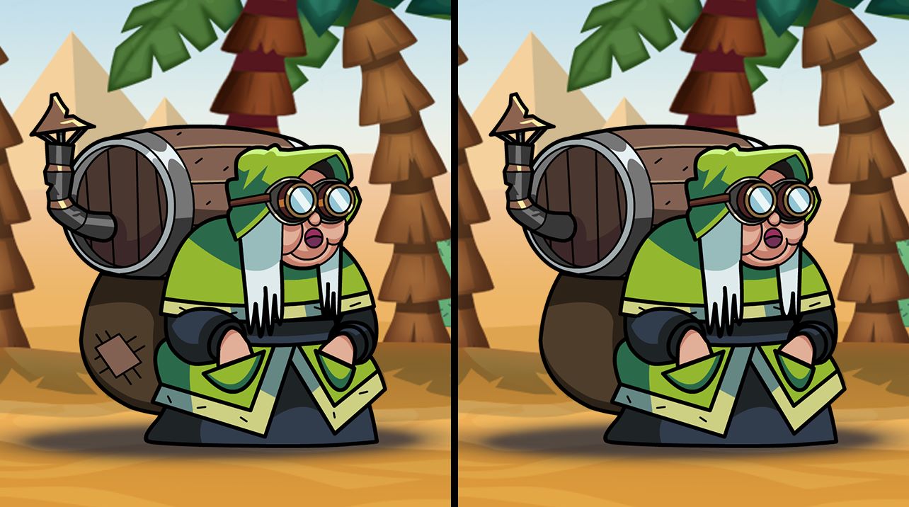 Overloot - Hero of Lootopia! There are 7 differences in this image. Can ...