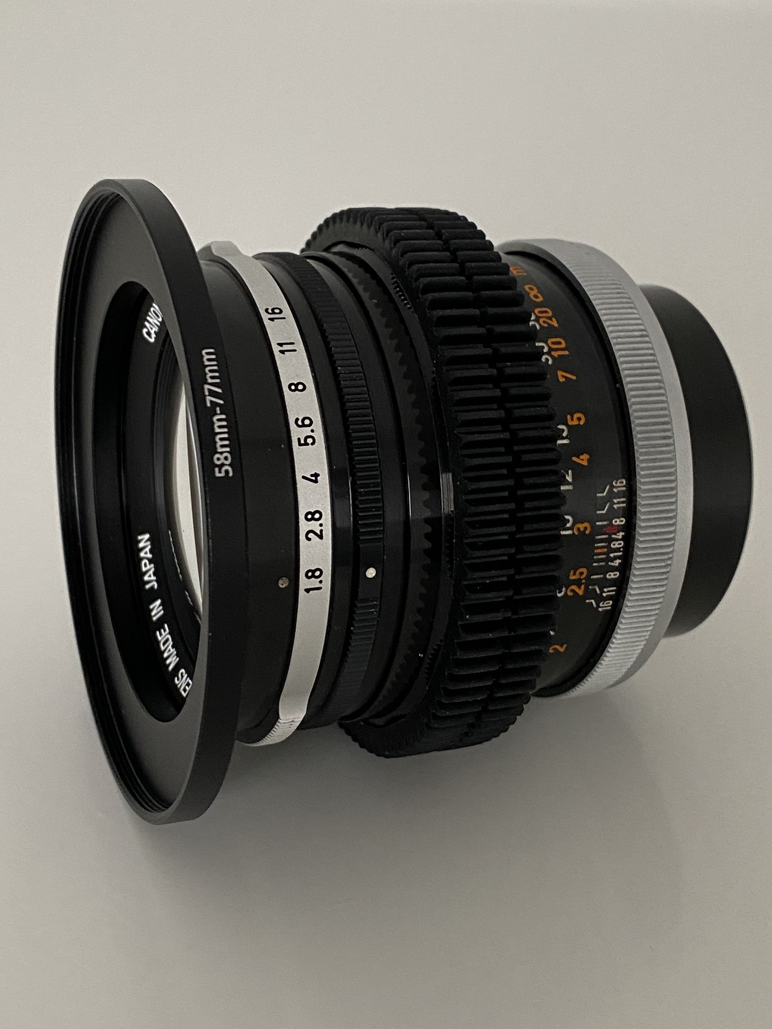 Canon FL mount 85mm f1.8 lens review