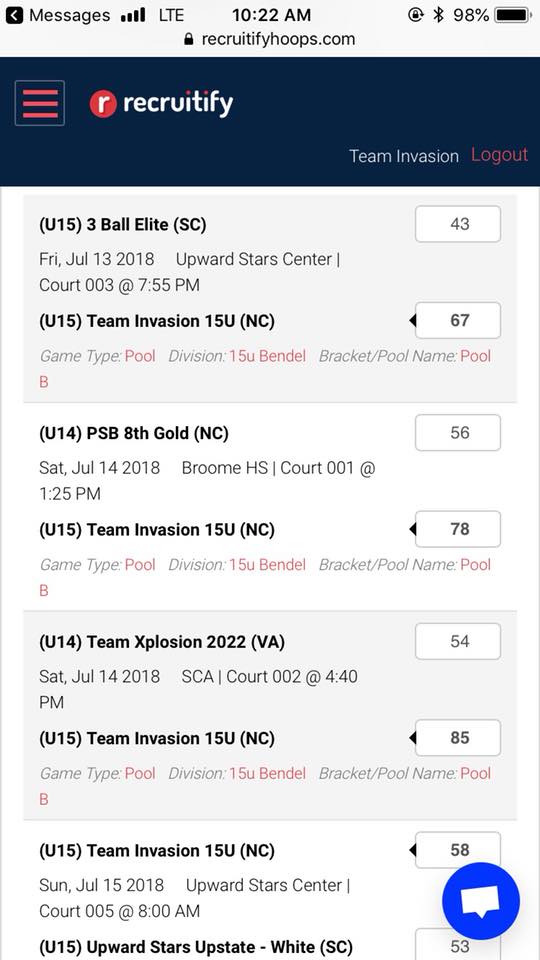 NC Team Invasion
