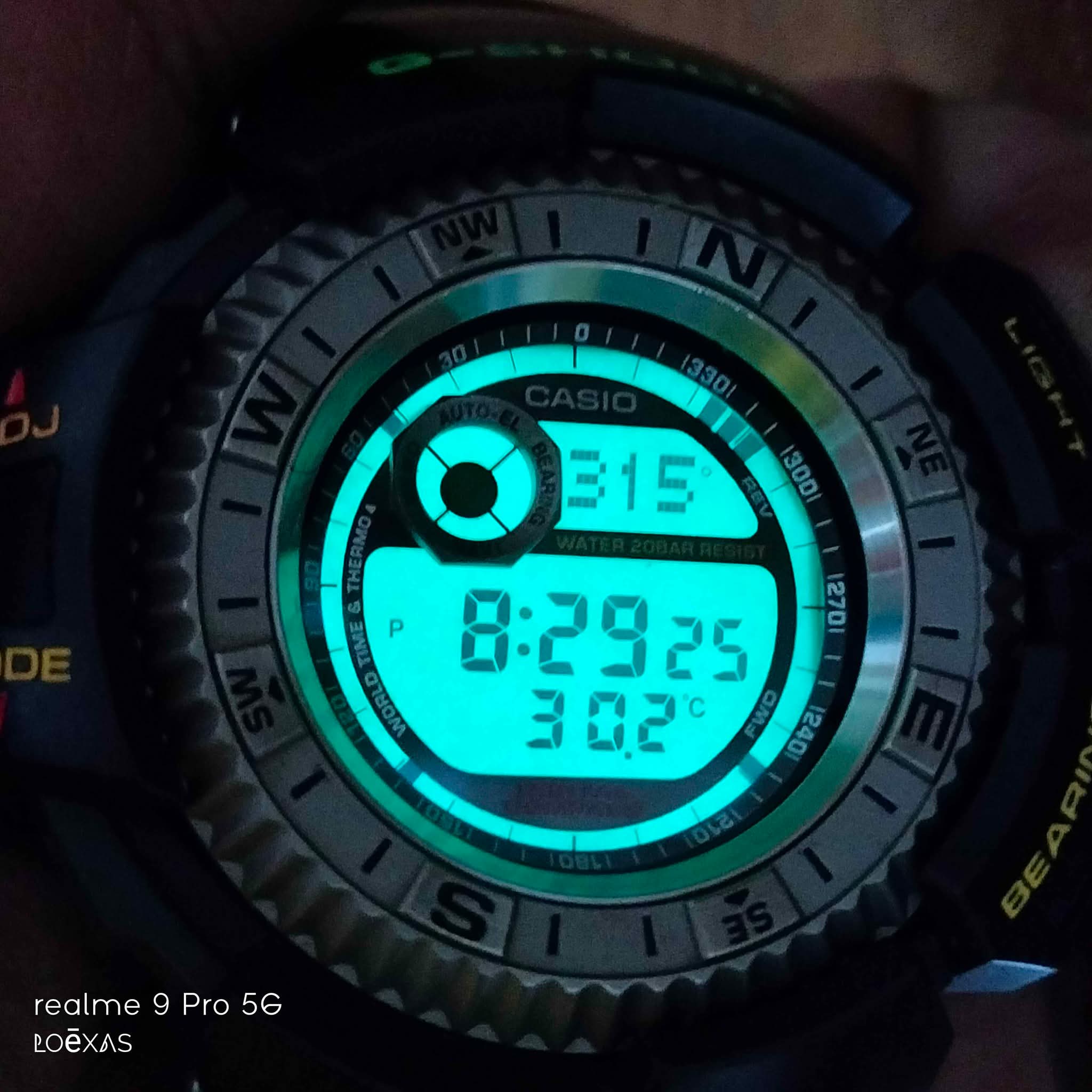 Casio G-shock WADEMAN DW 9800, original, second, Bezel AM strap 