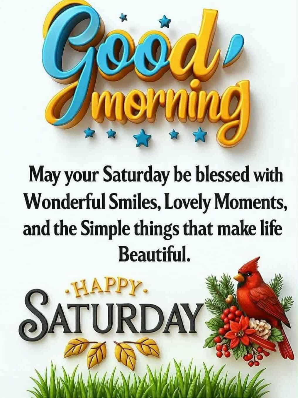 🙂 Good Morning & Night Messages, Quotes & Images | Happy Saturday 😊 ...