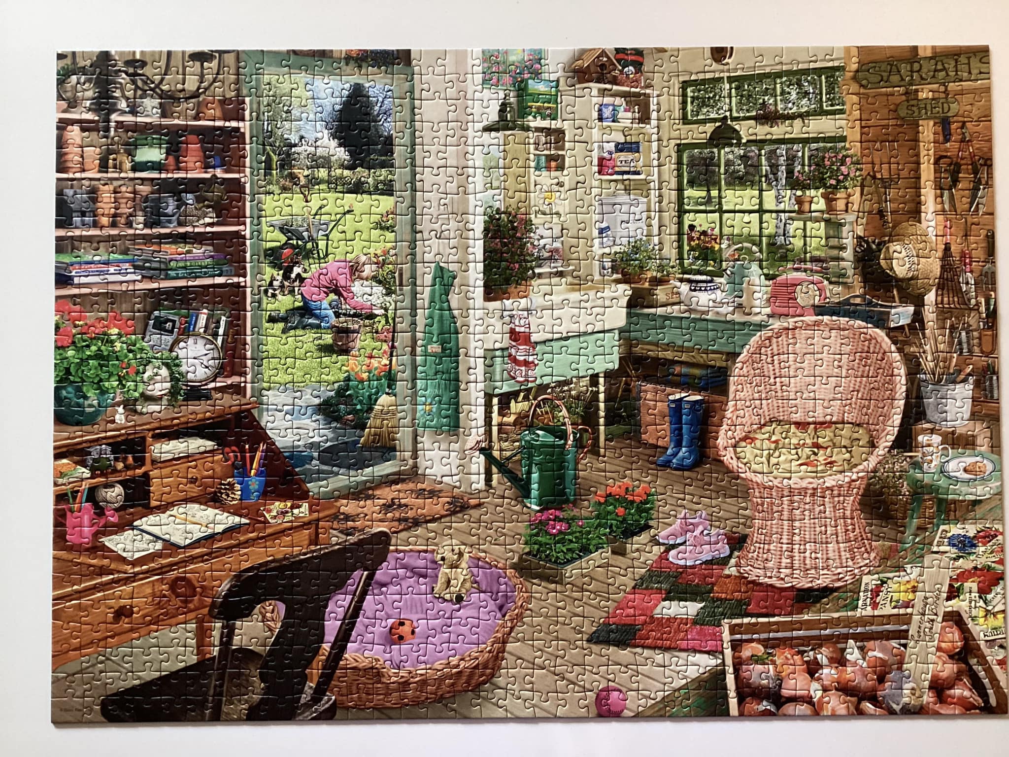 Ravensburger Puzzle My Haven N°8 – The Garden Shed – 1000 Pièces – 70x50 Cm – Dès 12 Ans – Idée Cadeau