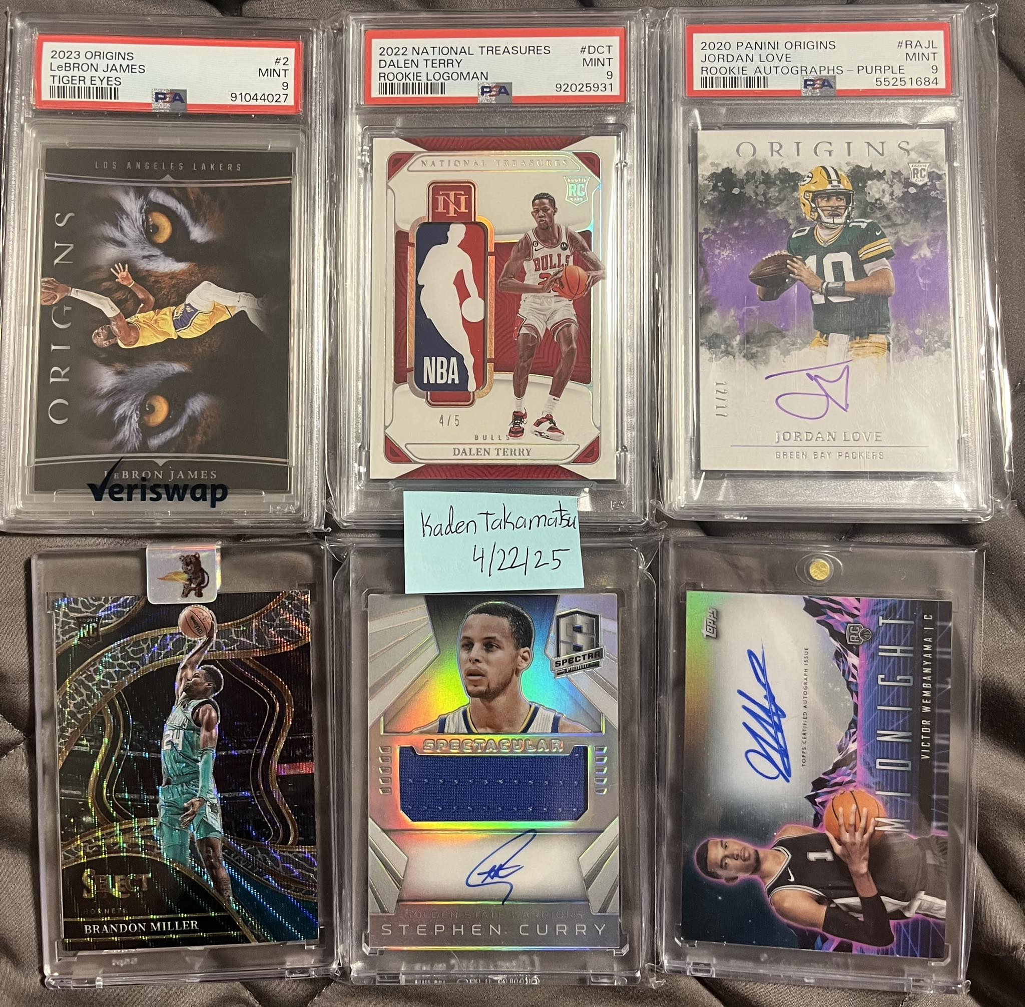 ? FOR SALE OFFER ? Lebron James Tiger eyes SSP PSA 9- $550 Dalen 