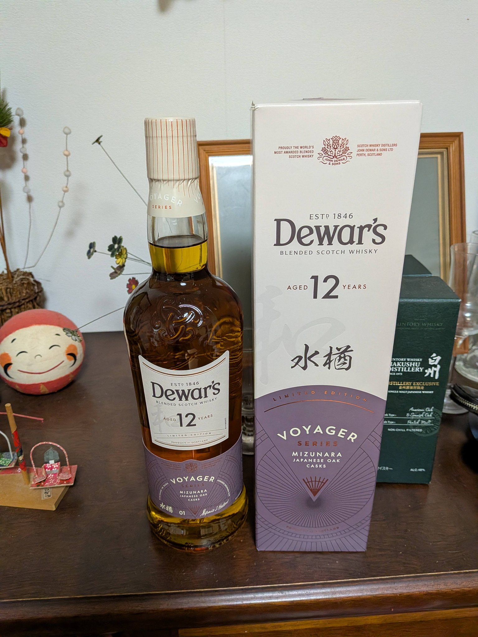 日本限定デュワーズ12年水楢！