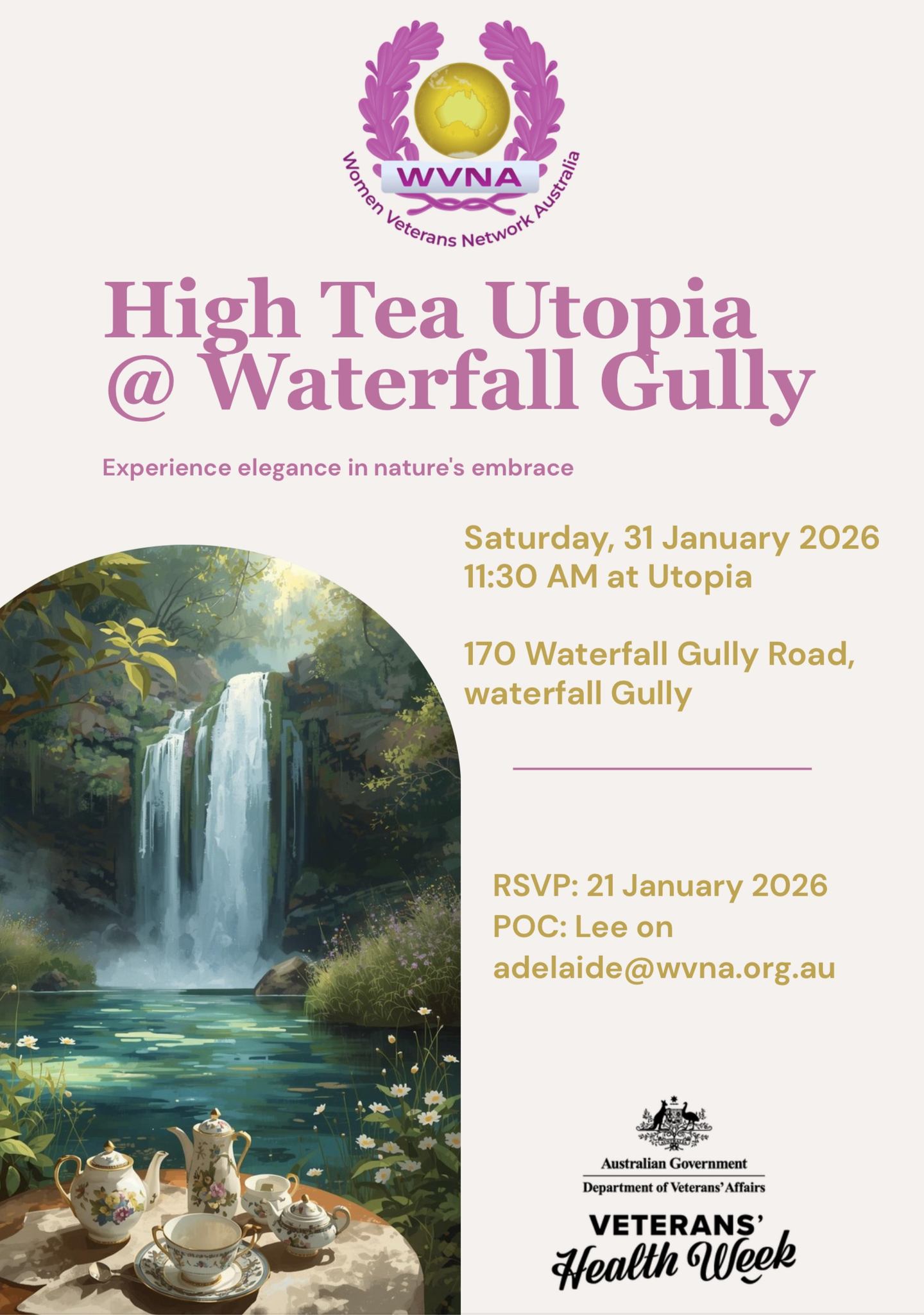 High Tea Utopia @ Waterfall Gully