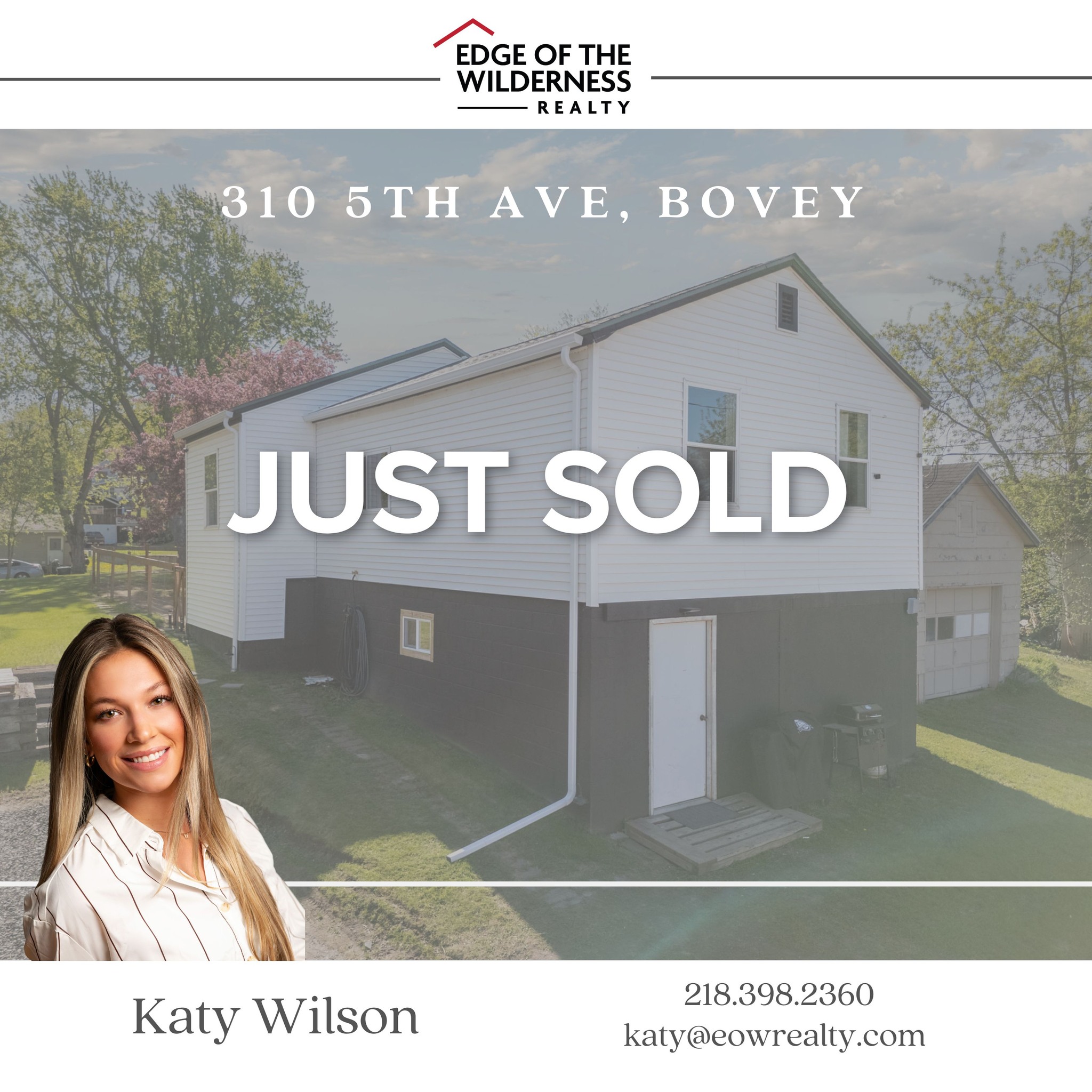 It's always exciting to put up that SOLD sign! 🏡 Katy Wilson