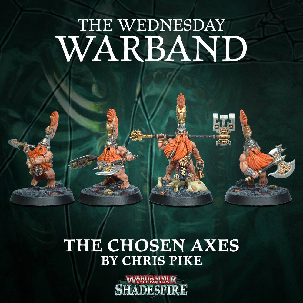 Warhammer Underworlds' chosen axes featured for Wednesday Warband