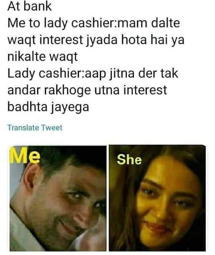 harami_baatein - #inside #girl #boys #bank #interest ...