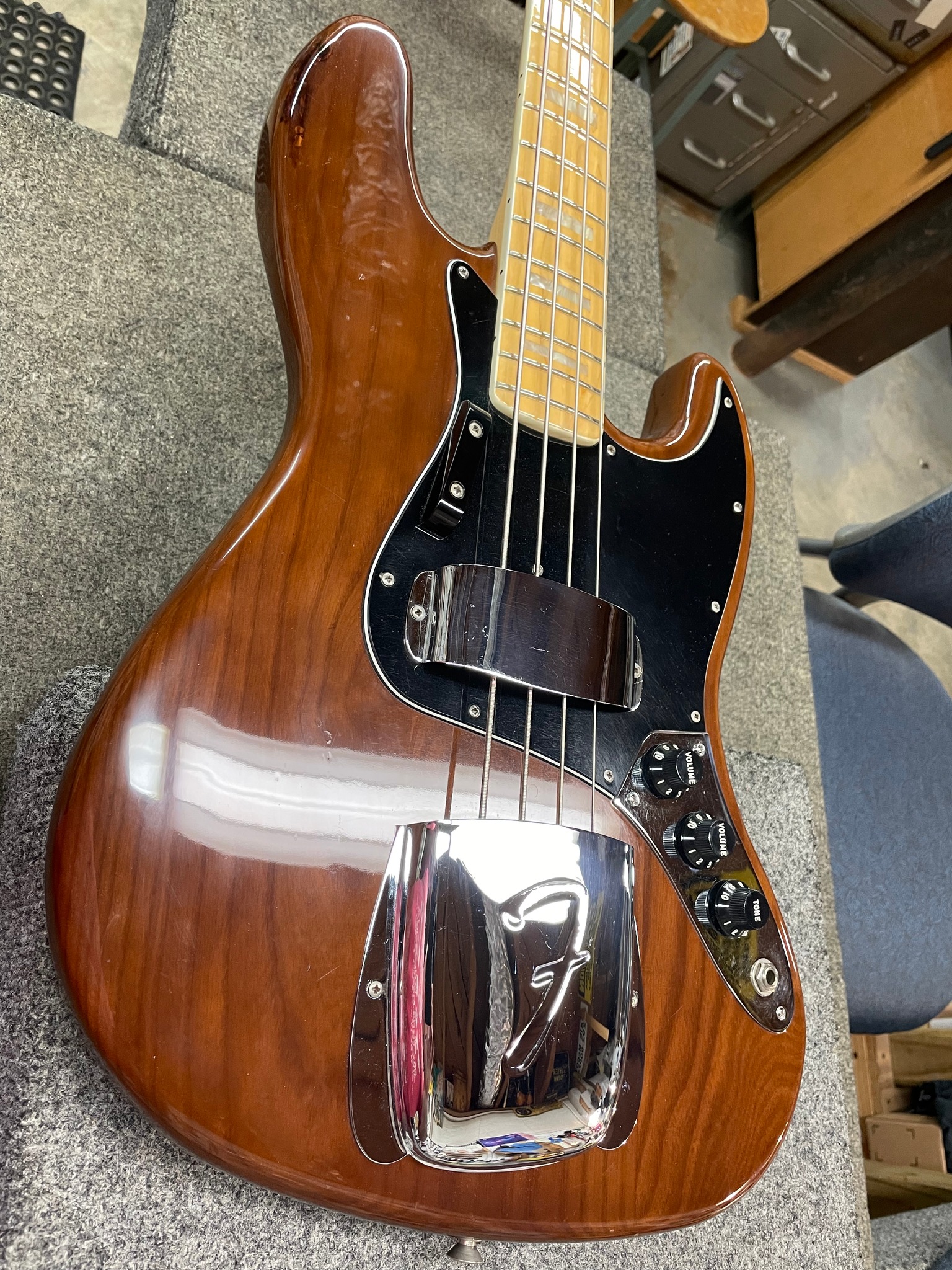 1978 Camel Tour bass with rare black finish and high-end specs
