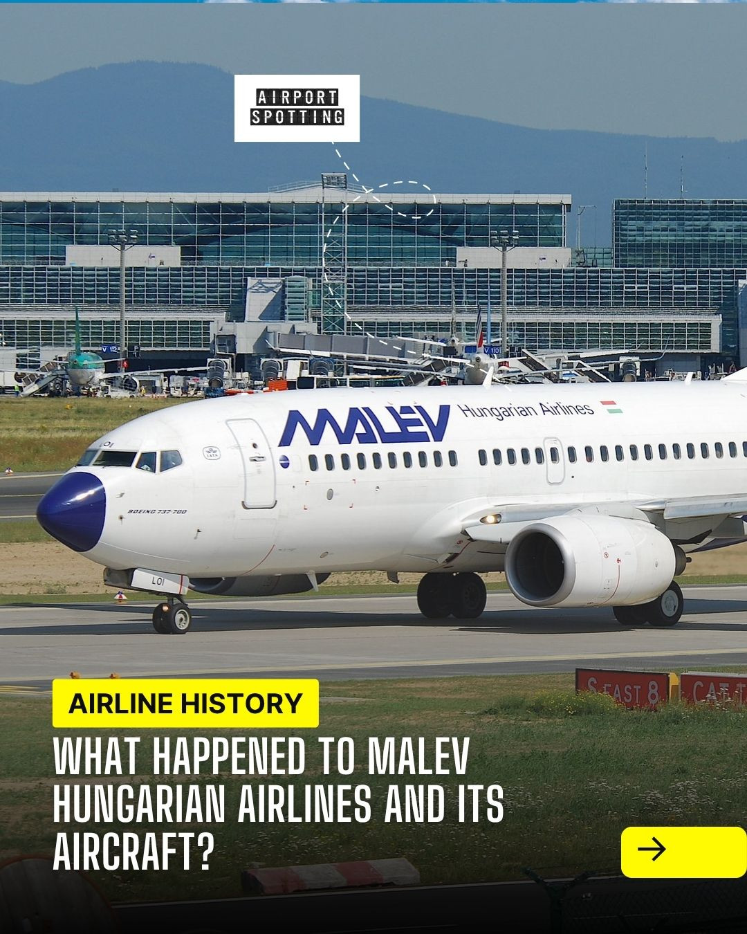 Here's the story of Hungarian flag carrier Malév, which made its