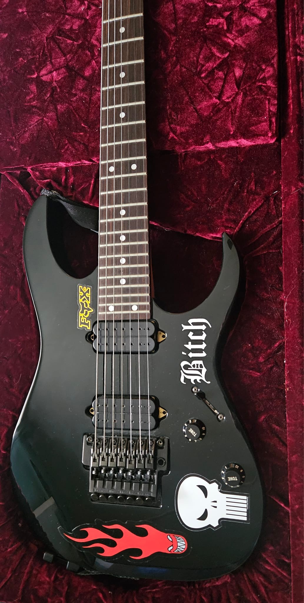 Restoring a 1997 Ibanez RG7620 guitar