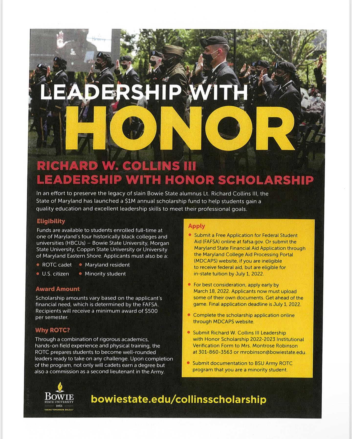 Bowie State University Army ROTC | Bowie MD