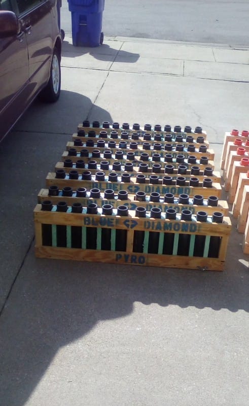 Blue Diamond Pyro rack builders