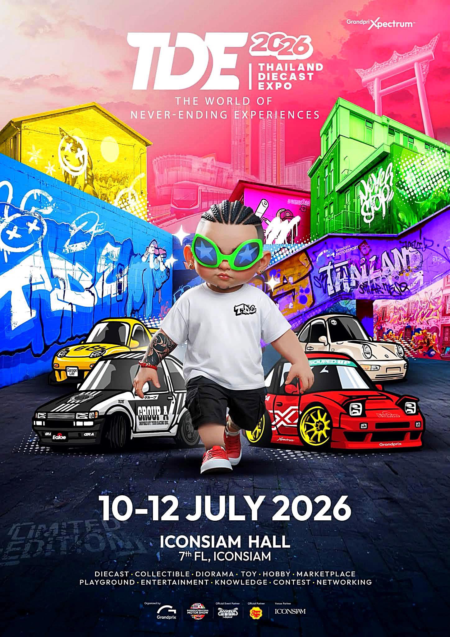 エベント限定 THAILAND EXPO 2026 DINNER SET 2個 It's July! Save the date! Thailand Diecast Expo 10-12 July 2026
