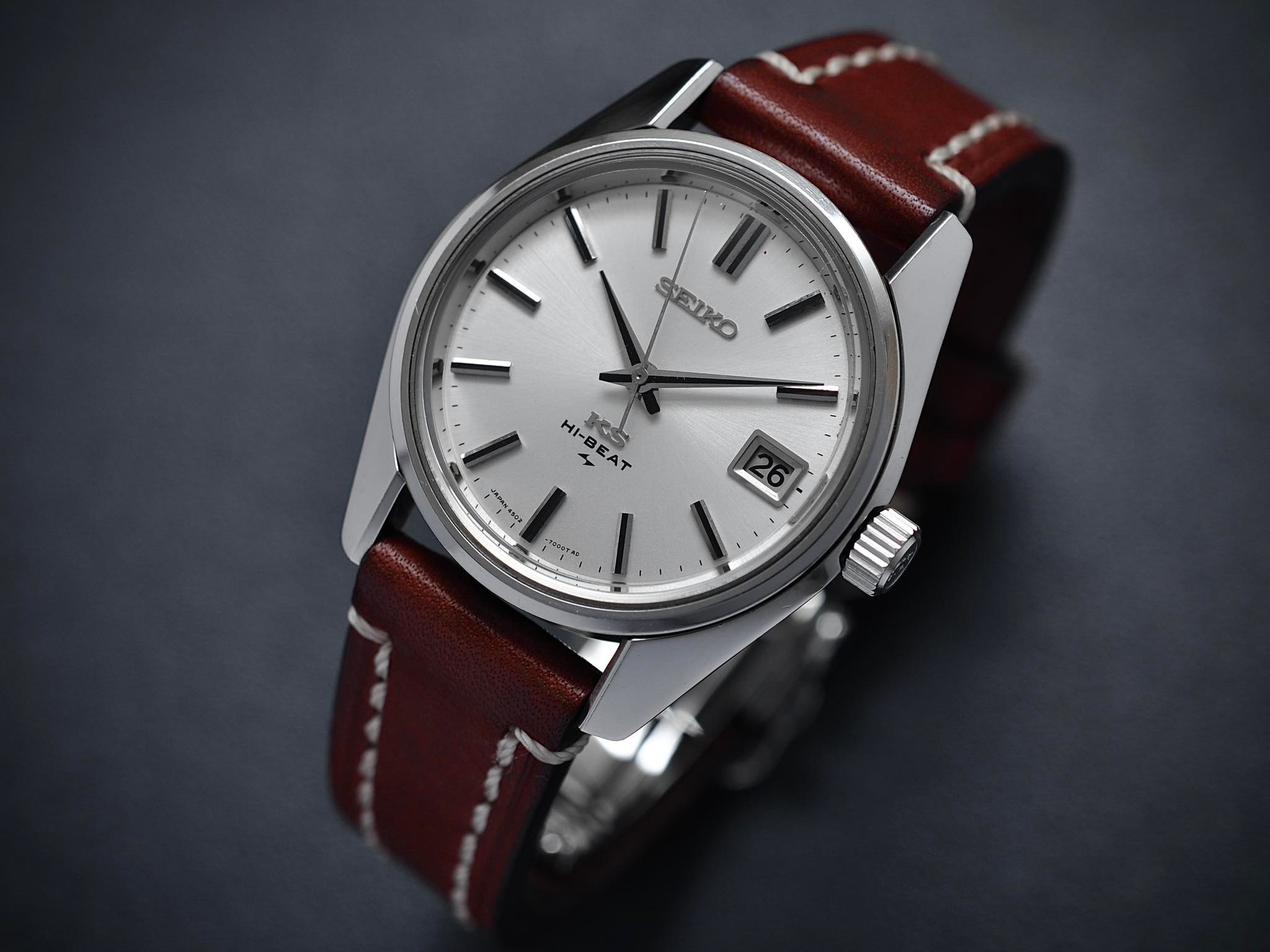 Vintage King Seiko 4502-7001 Hi-Beat Watch from 1971