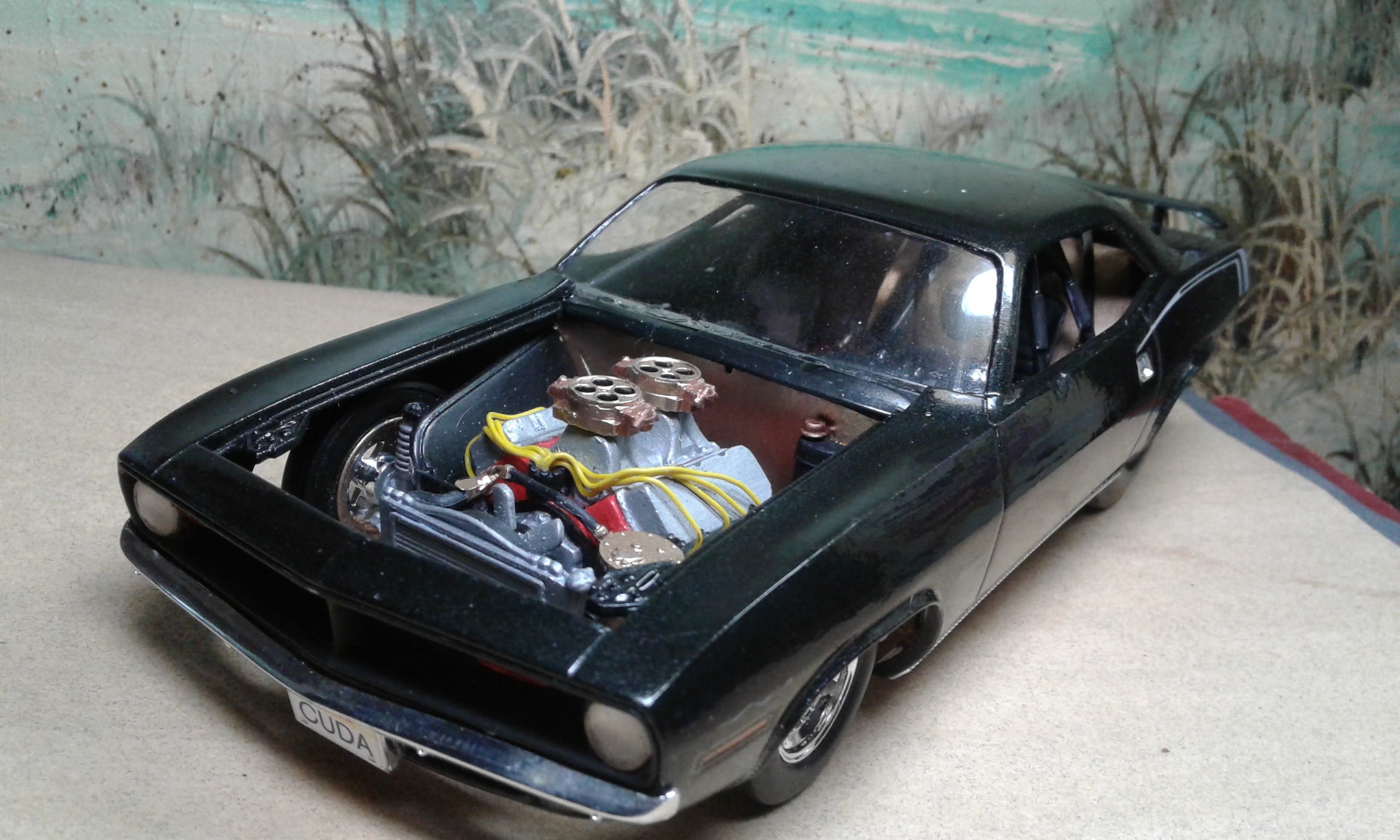 Here is an older build.Motown Missile 70 Cuda Pro Mod