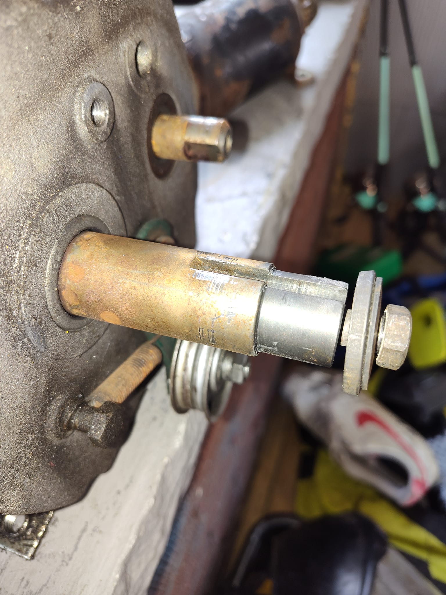 Adapter Taper Crank Shaft to 1 Inch for Generator Pressure Washer