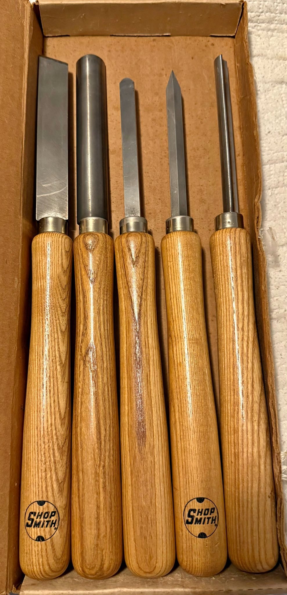 Shopsmith Lathe Chisels-Maybe New?-Sharp and no signs of wear on blade ...