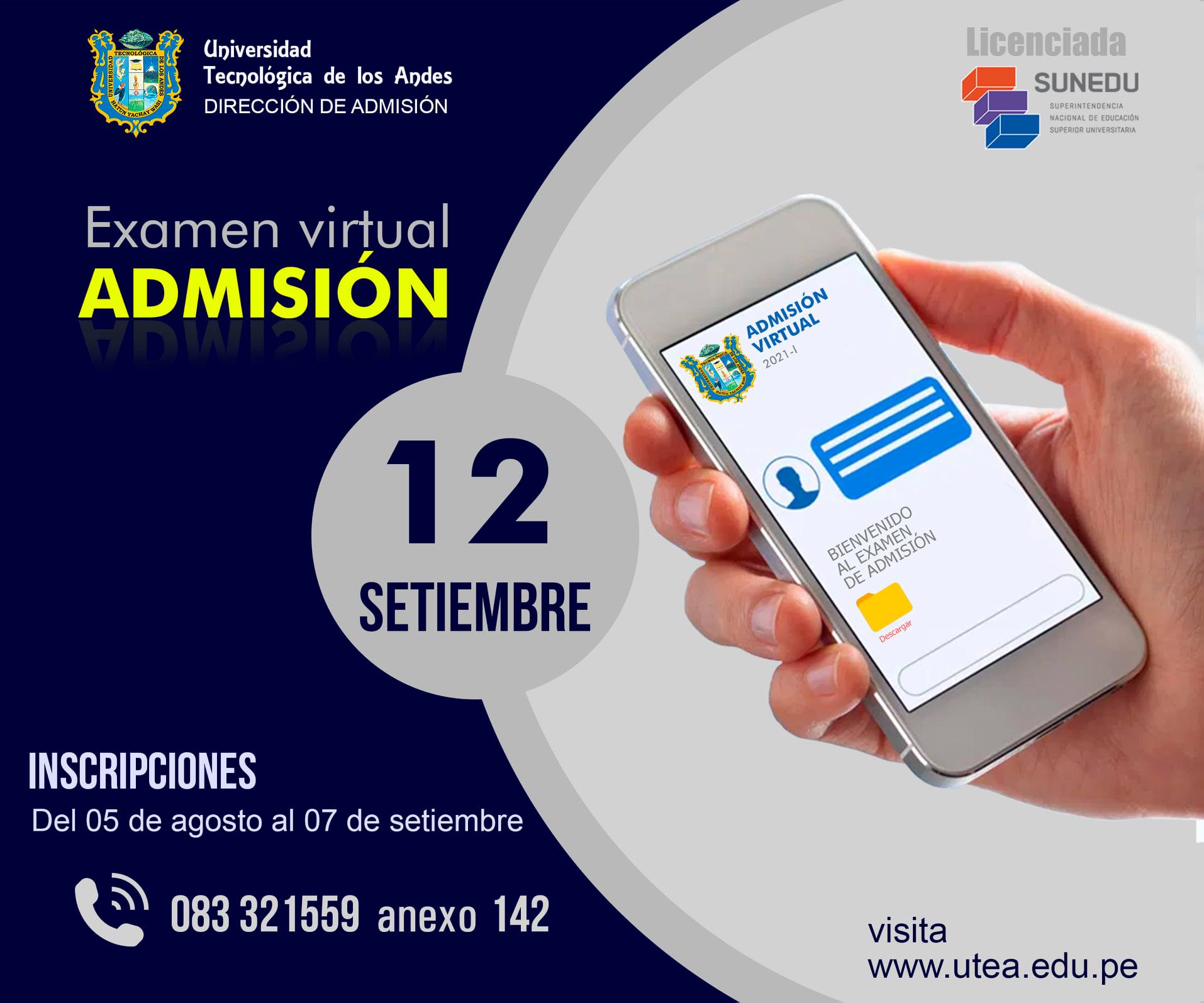 Dirección de admisión de la UTEA