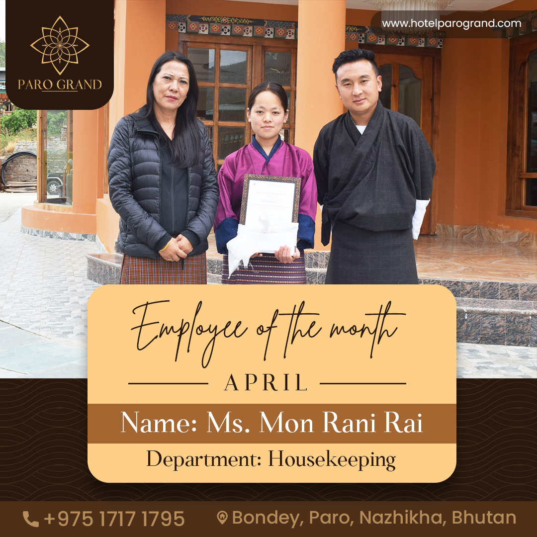 Paro Grand - Glad to congratulate Ms. Mon Rani Rai,...