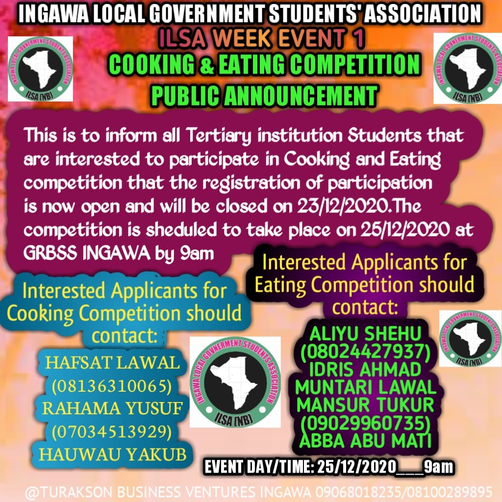 Ingawa Local Government Students Association | Ingawa