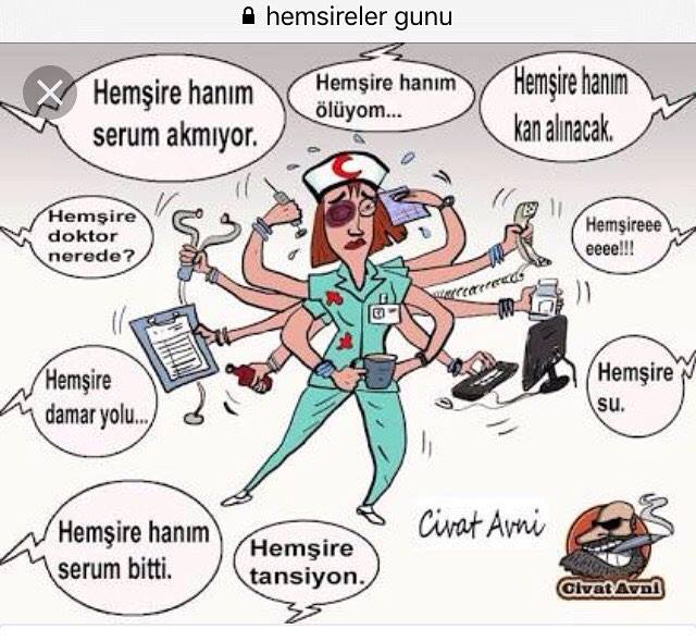 Pardus - Hemşireler Günü Hemşirelik; insan sevgisiyle dolu, şefkatle, 