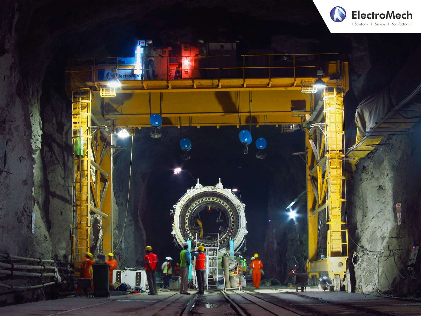 ElectroMech - The role of #cranes in a tunnel boring... | Facebook