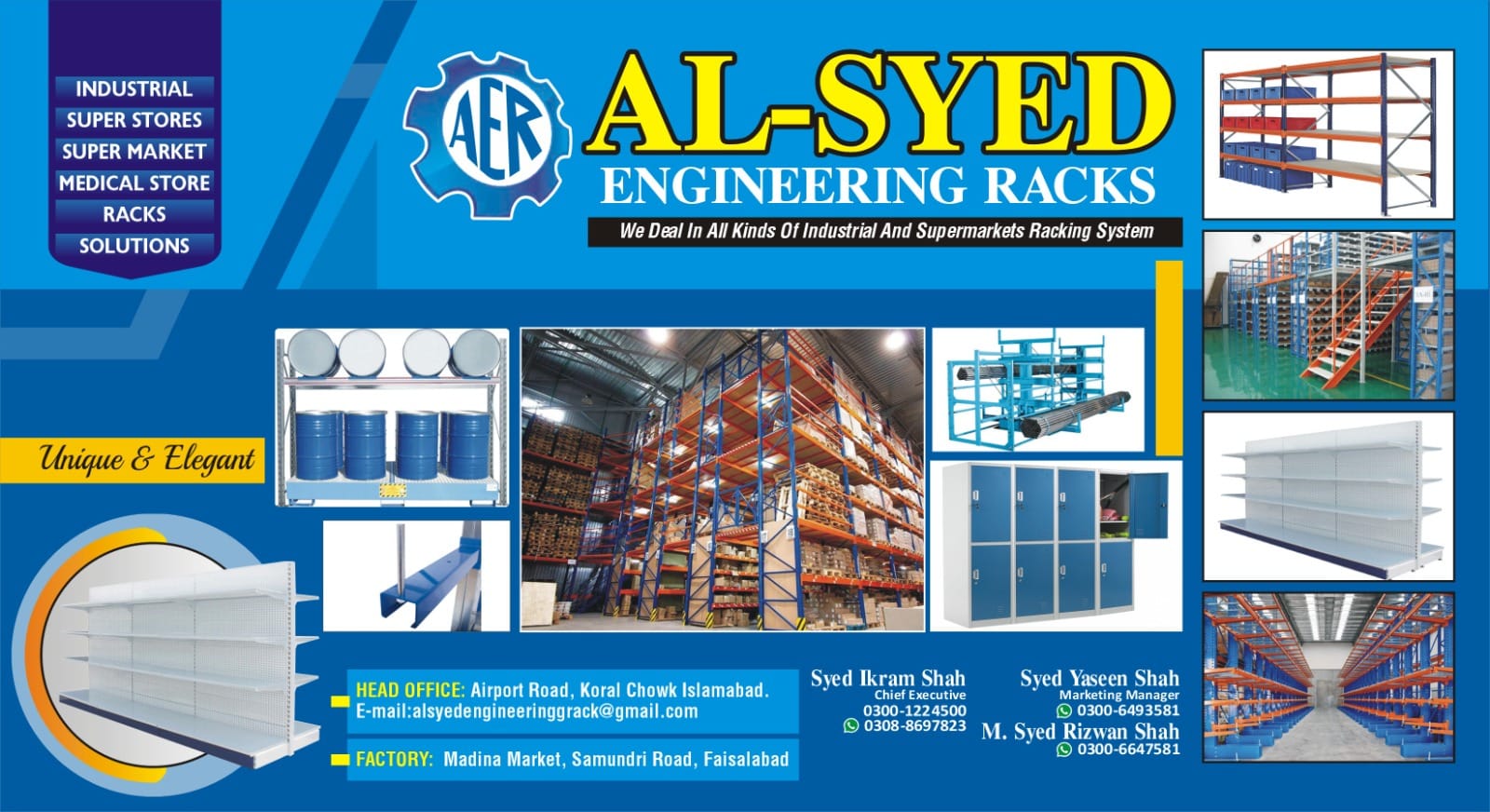 Al Syed rack Engineering work