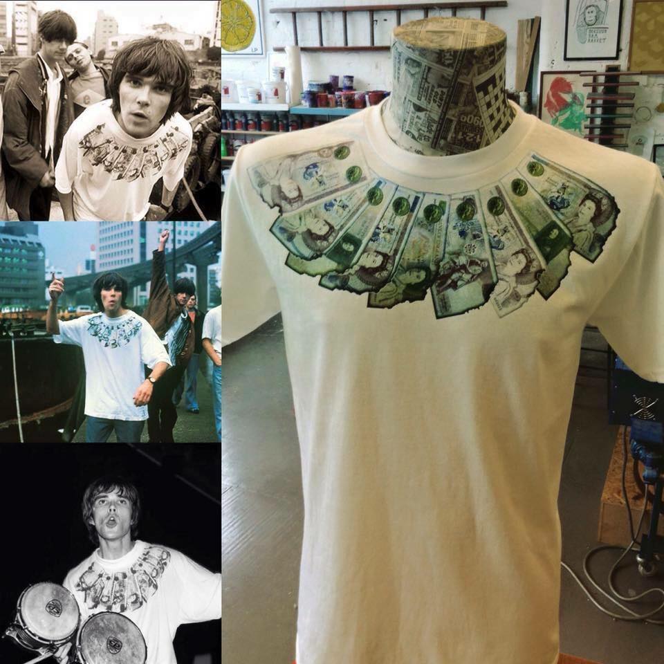 The iconic Money t-shirt worn by Ian Brown in 89 🍋🇬🇧 Buy one