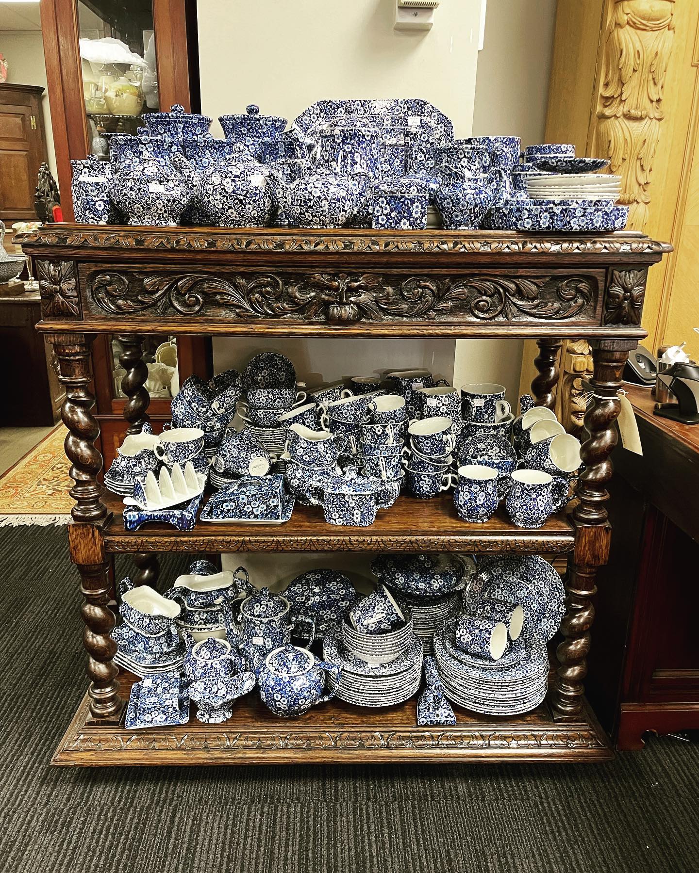 Often imitated but never duplicated, Burleigh's Blue Calico