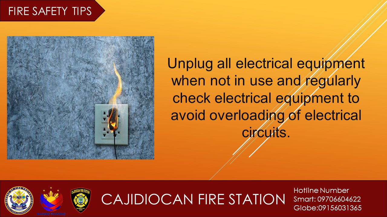 Fire Safety Reminder and Safety... - Bfp Mimaropa Cajidiocan | Facebook