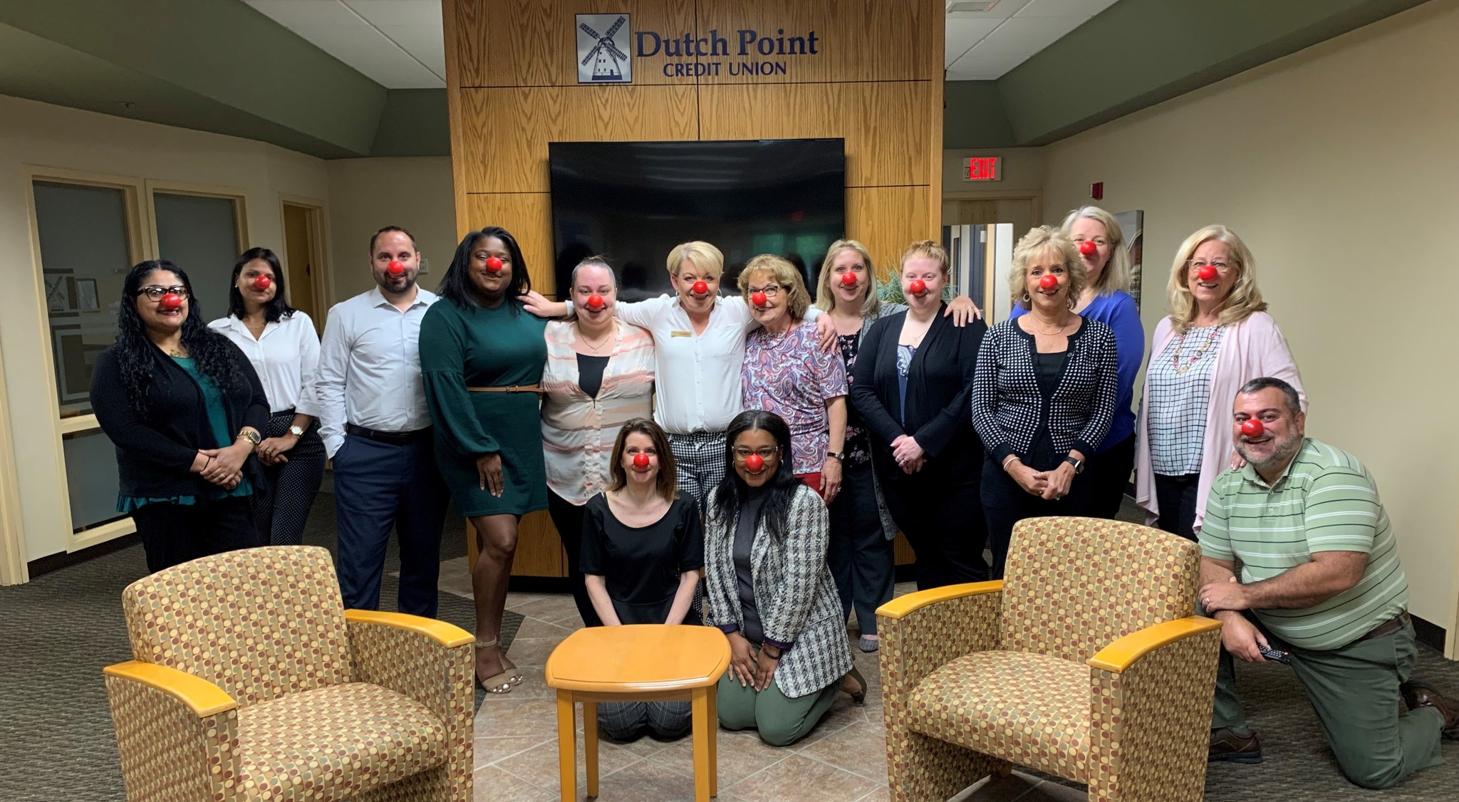 It's Red Nose Day! Team members... - Dutch Point Credit Union