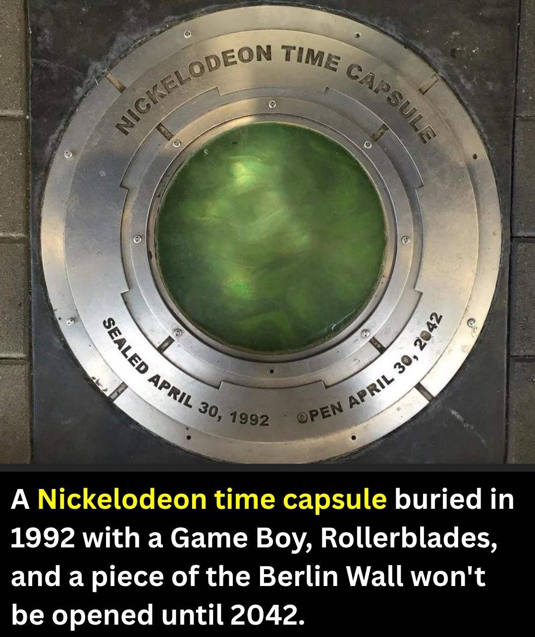 Nickelodeon time capsule buried in 1992