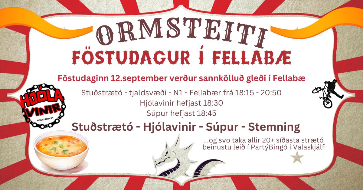 Föstudagur í Fellabæ
