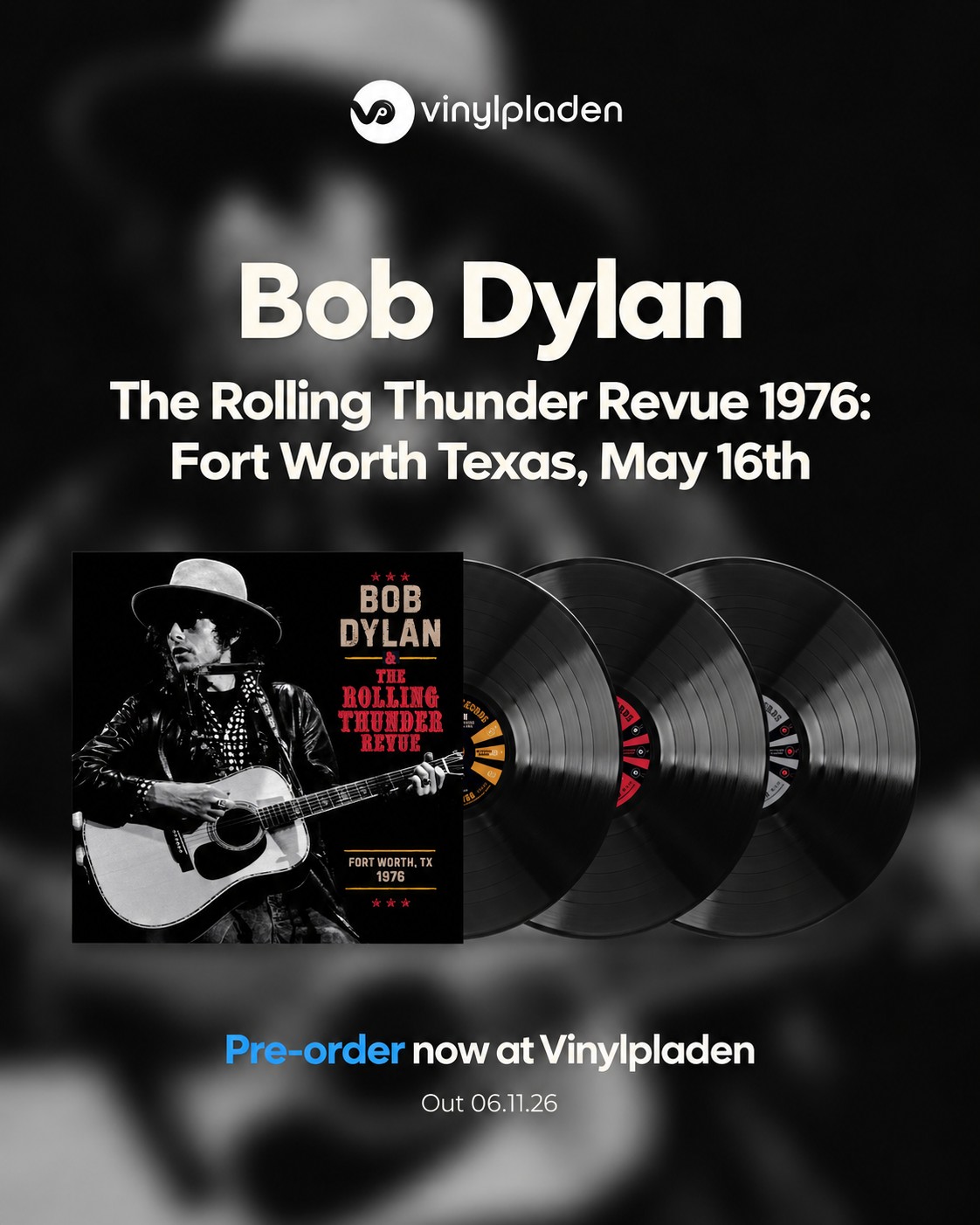 Bob Dylan's Rolling Thunder Revue live recording from Fort Worth