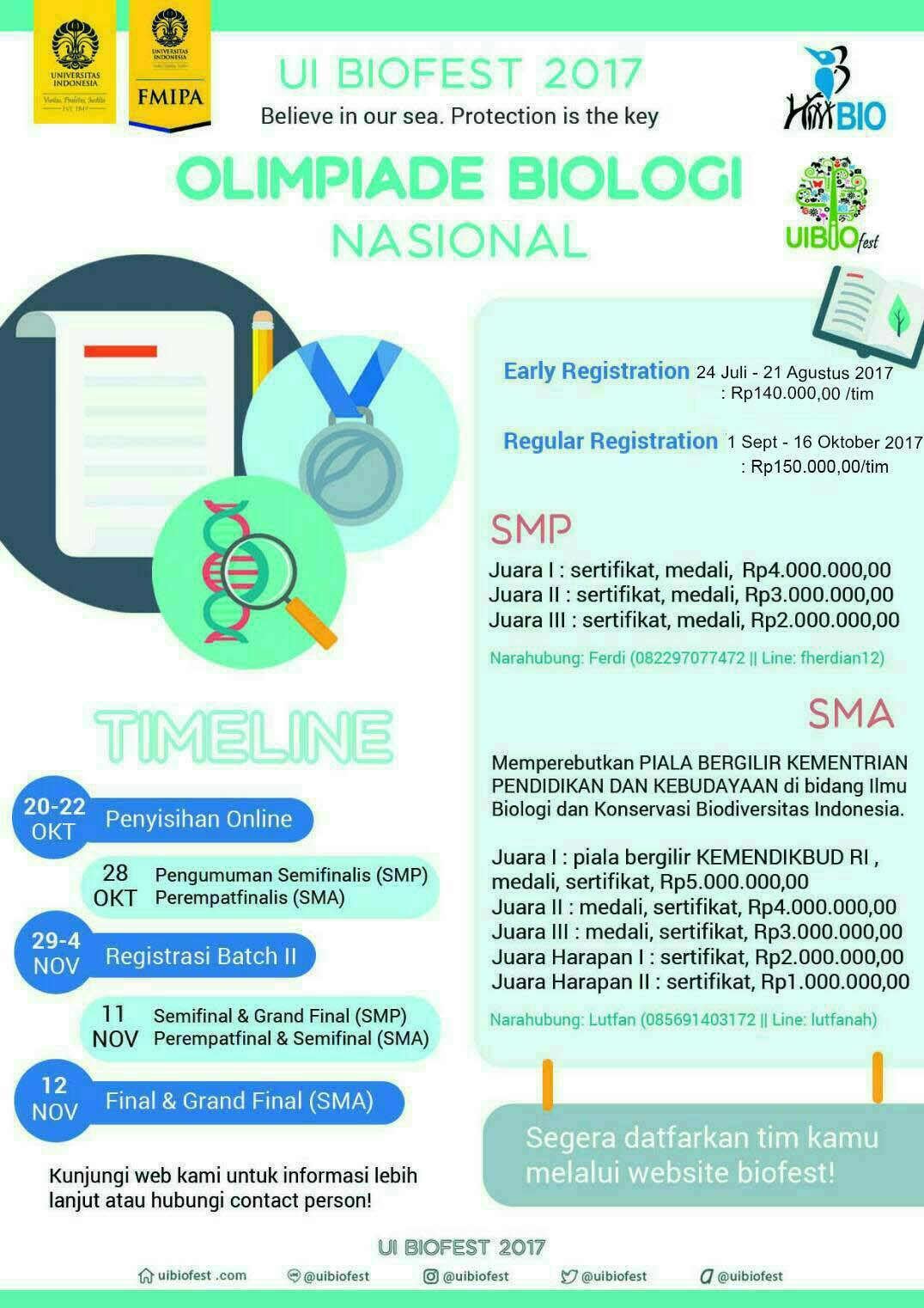 UI Biology Festival 2017 - Home