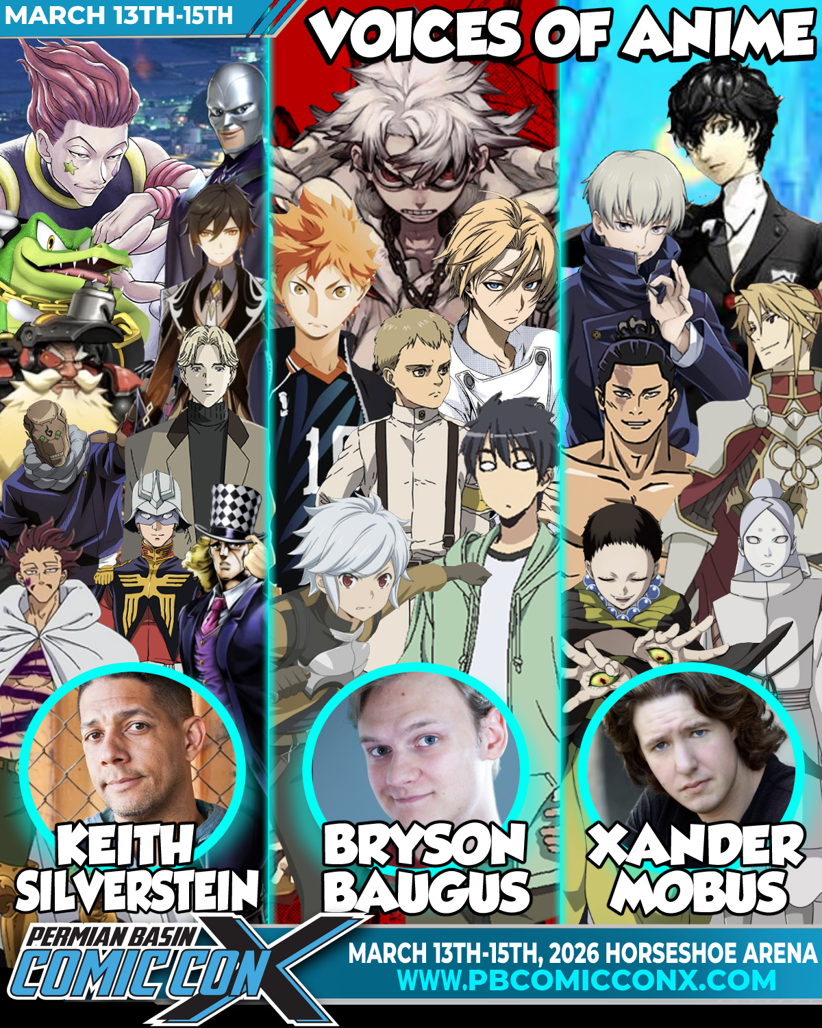 VOICES OF ANIME ARE TAKING OVER MIDLAND. 🎤🔥 ⚔️ Keith