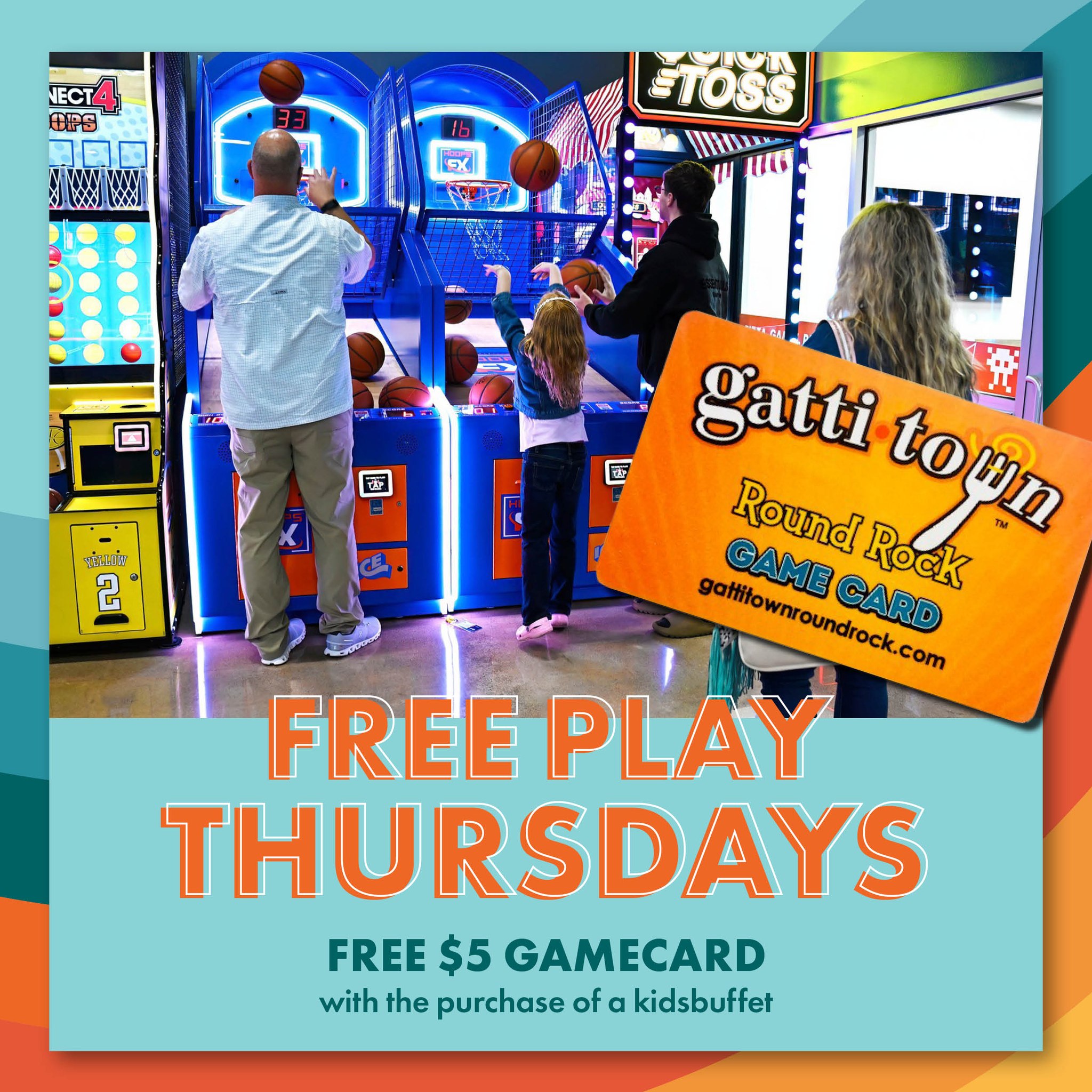 Gattitown - 🎮🔥 𝐅𝐑𝐄𝐄 𝐏𝐋𝐀𝐘 𝐓𝐇𝐔𝐑𝐒𝐃𝐀𝐘𝐒! 🔥🎮 𝐊𝐢𝐝𝐬 𝐁𝐮𝐟𝐟𝐞𝐭 = 𝐅𝐑𝐄𝐄 $5 𝐆𝐚𝐦𝐞 𝐂𝐚𝐫𝐝 ...