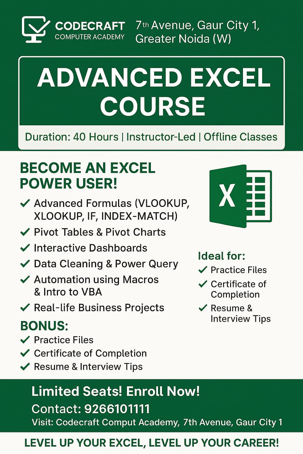 CODECRAFT COMPUTER COMPUTERACADEMY ACADEMY 7th Avenue, Gaur City 1 ...