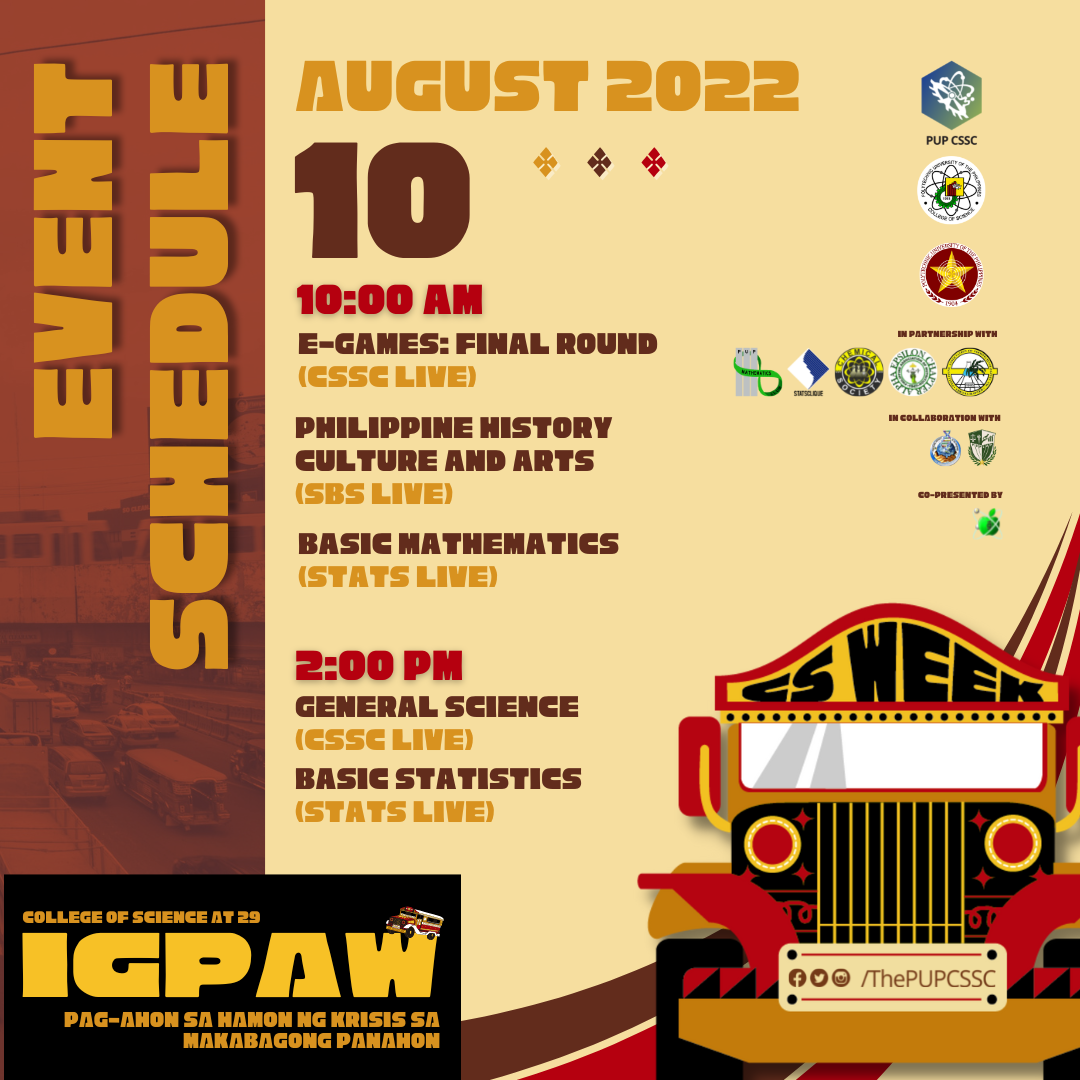EYES HERE MGA KA-CS!! Tomorrow will be the THIRD DAY of our COLLEGE OF ...