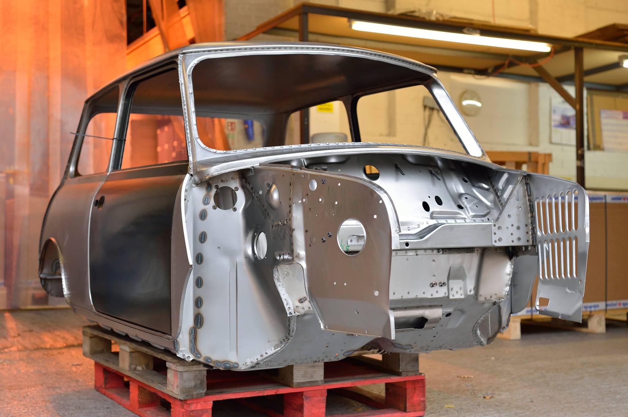 Mini Spares - A few pictures of a Motorsport shell we are... | Facebook