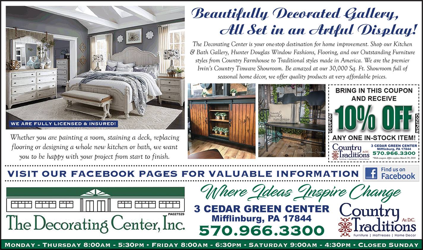 The Decorating Center | Mifflinburg PA