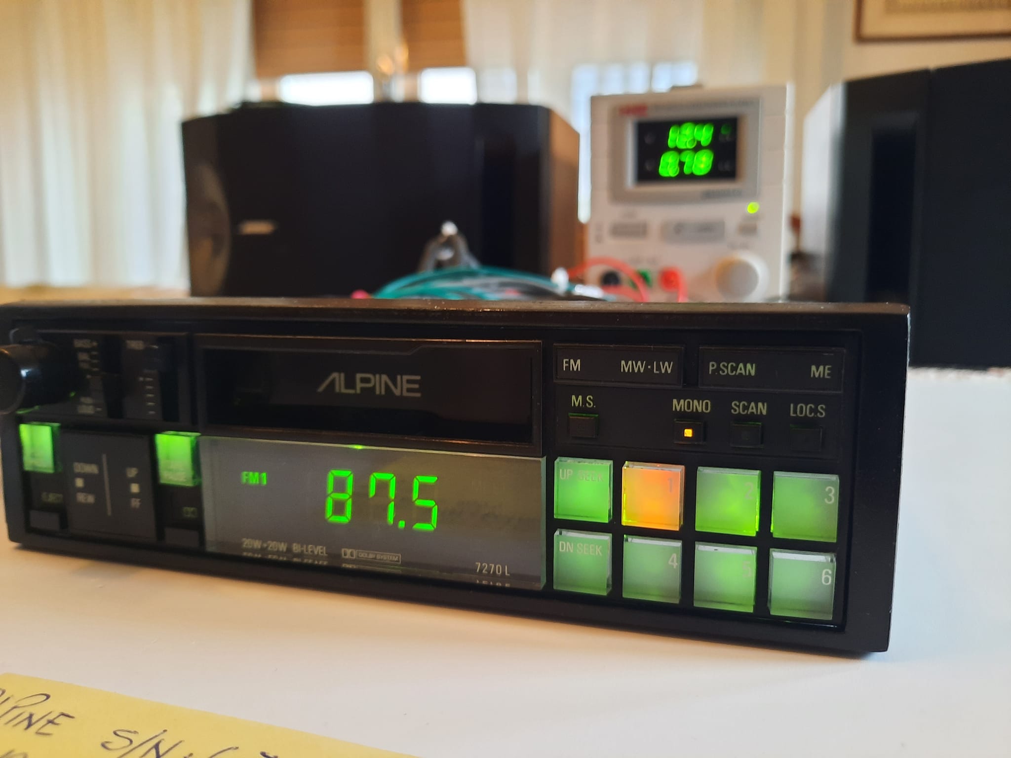 Alpine 7284js vintage car audio