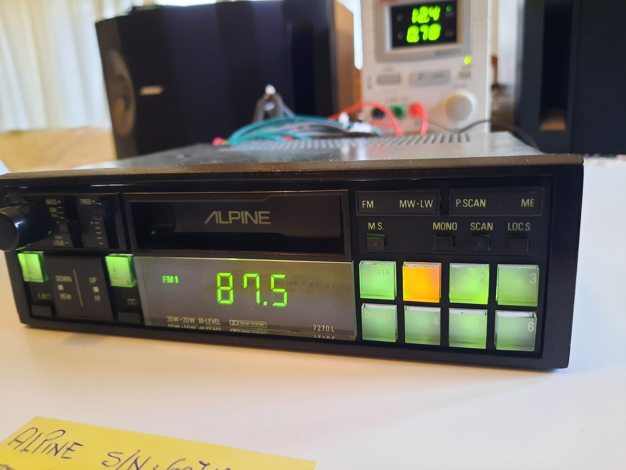 Alpine 7284js vintage car audio