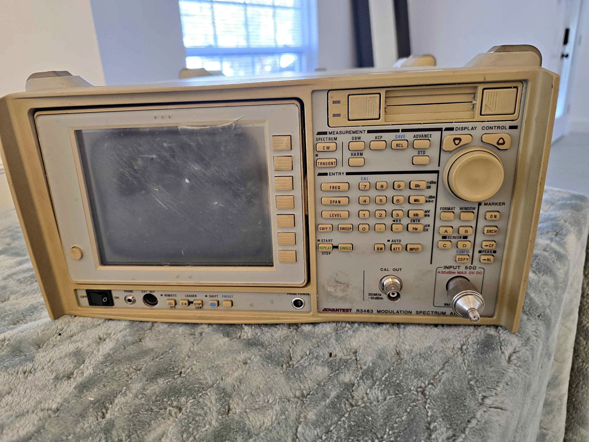 Advantest R3463 RF Modulation Spectrum Analyzer 9kHz-3GHz GPIB Japan ...