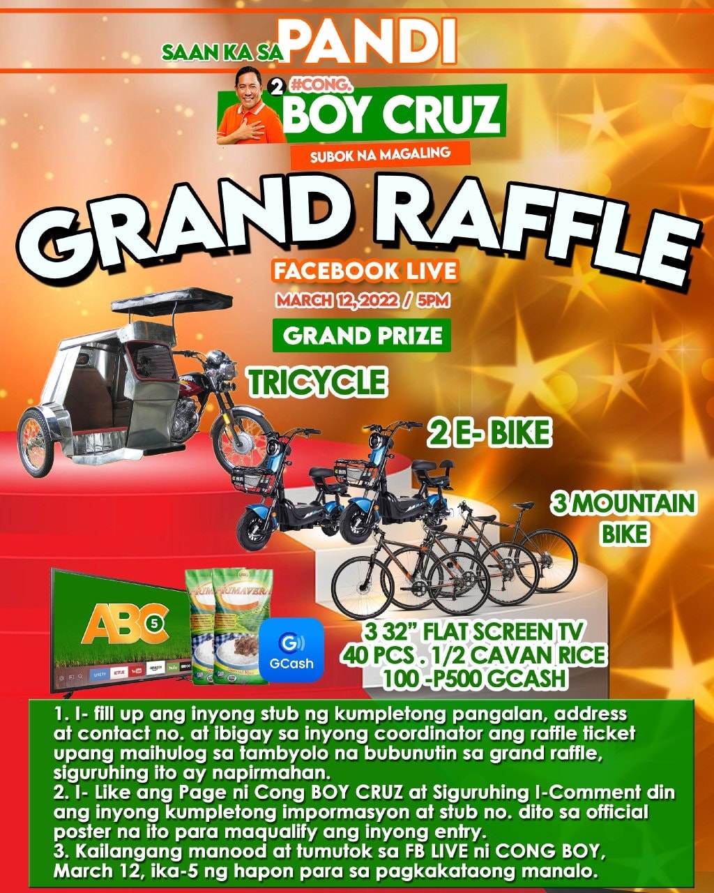 Mayor - SAAN KA SA PANDI? Manalo ng TRICYCLE at iba pang exciting na pa ...