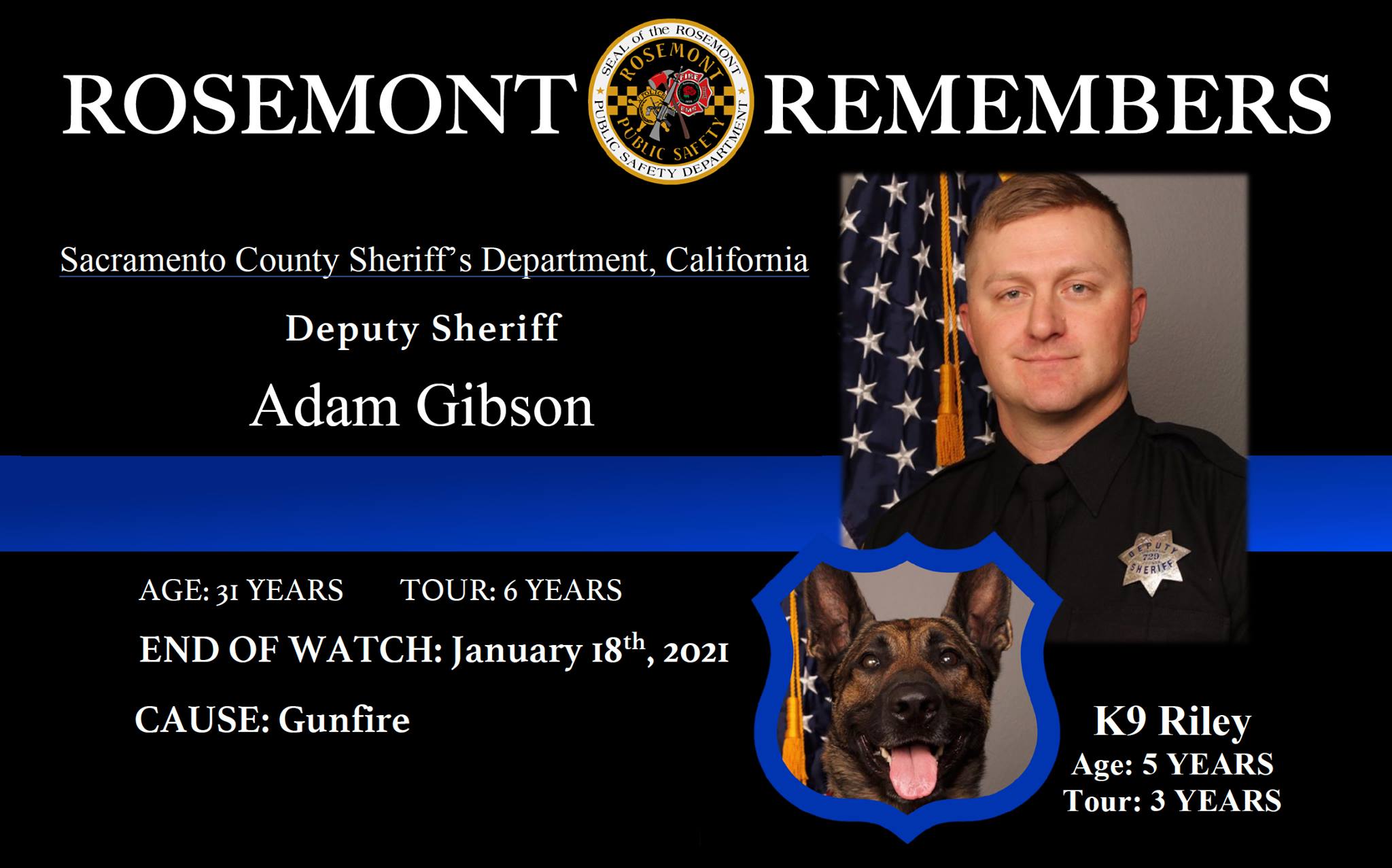 Rosemont - End of Watch: We are deeply saddened to report the loss of ...
