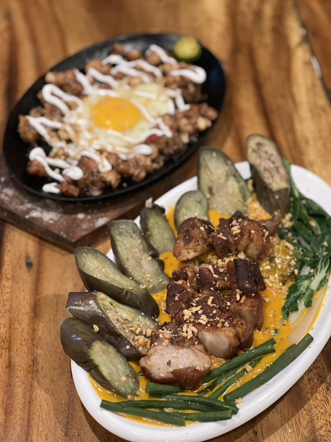 Café RIAMA - Our Bagnet Kare-kare and Chicken Sisig 😋... | Facebook