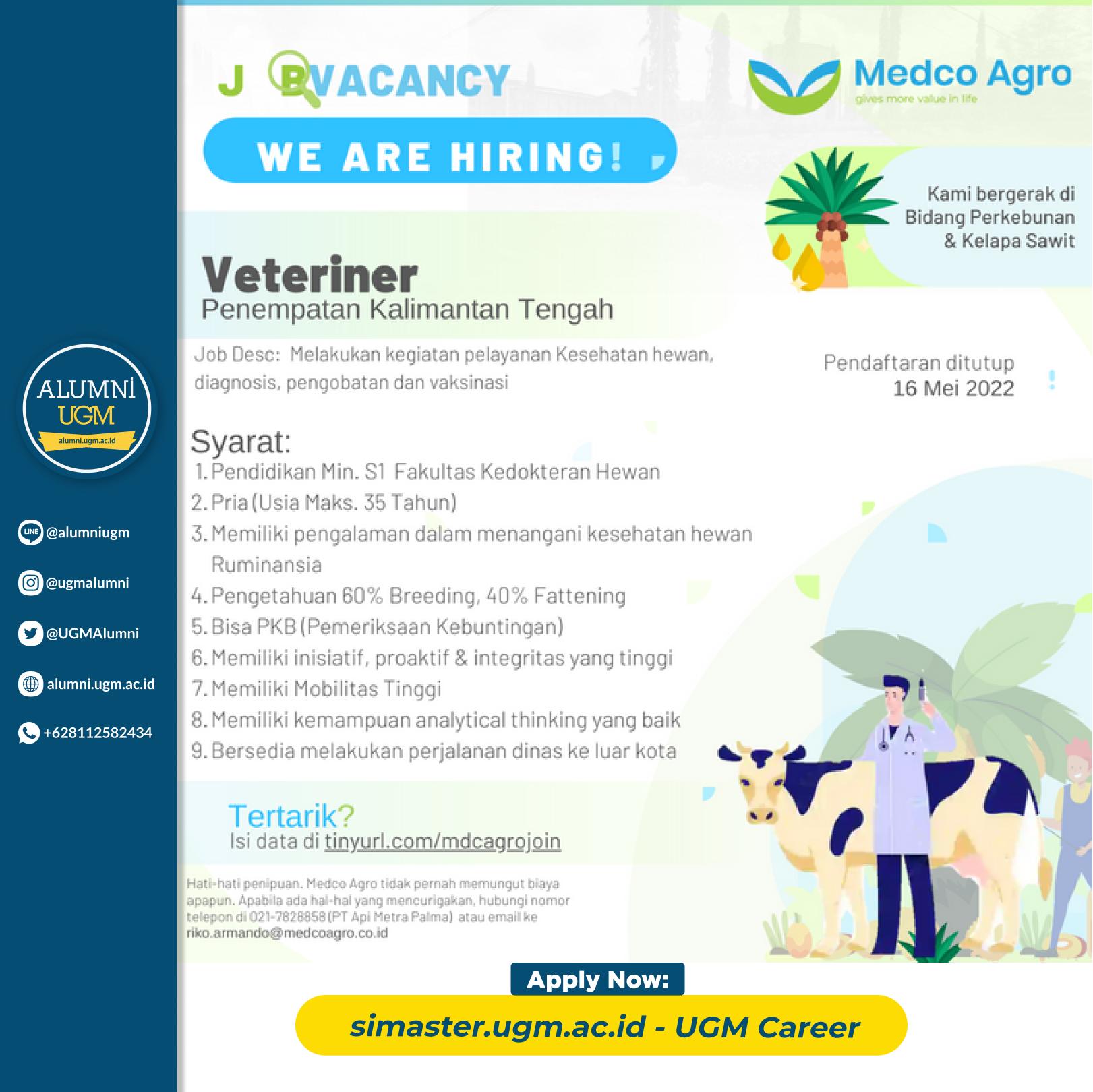 Alumni UGM - Salam Alumni! PT Api Metra Palma (Medco Agro) In 1993 ...