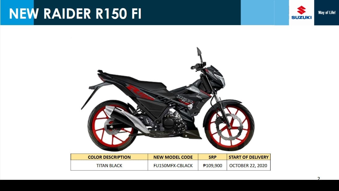 Wheeltek Bacoor - New color of Raider R150 Fi available in...